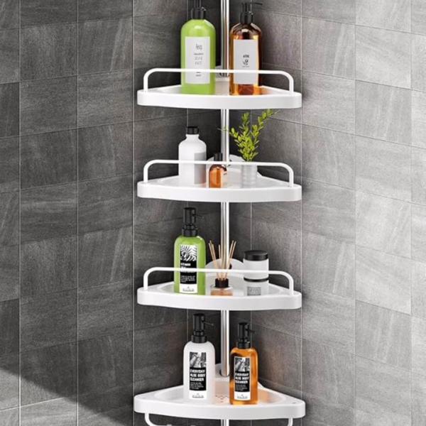 Corner shower caddy