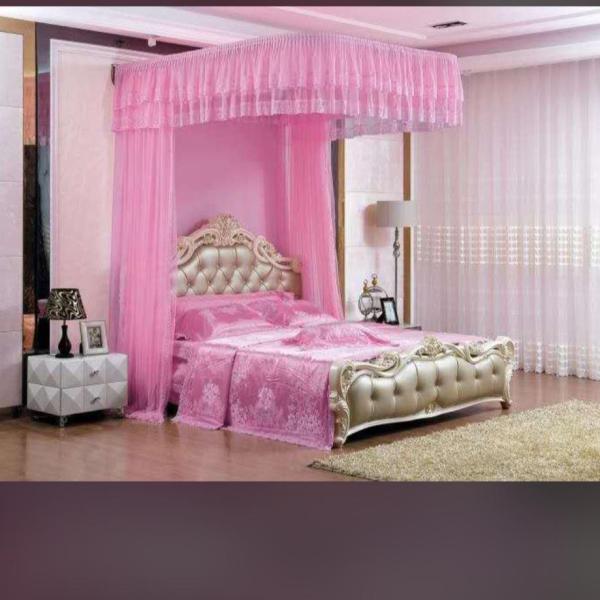 4 stand white pipe strong Mosquito Net