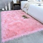 Pink Fluffy carpet