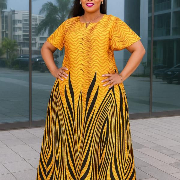 Short sleeved long dresses