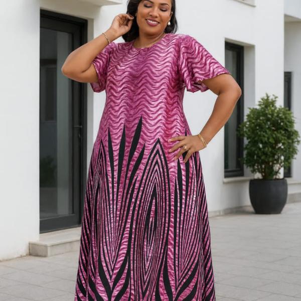 Short sleeved long dresses