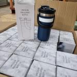 Fast moving vacuum insulated bottle