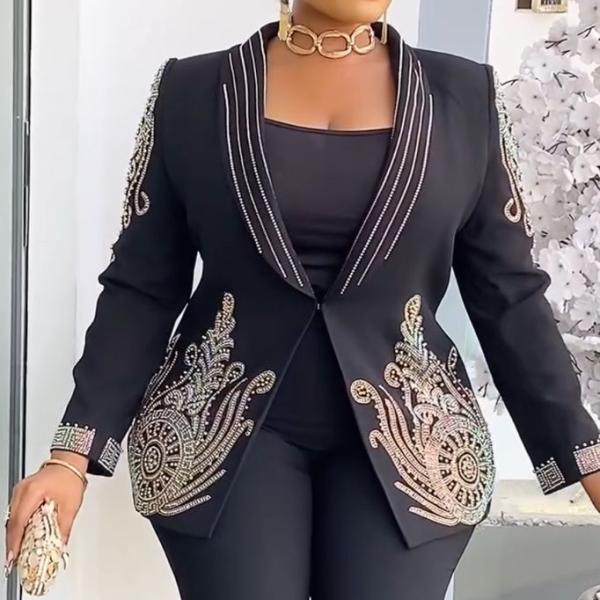 Two-piece Lady's office wear