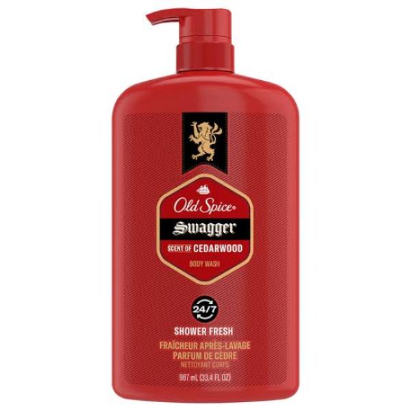 Old Spice Men Swagger scent of Cedarwood Body Wash